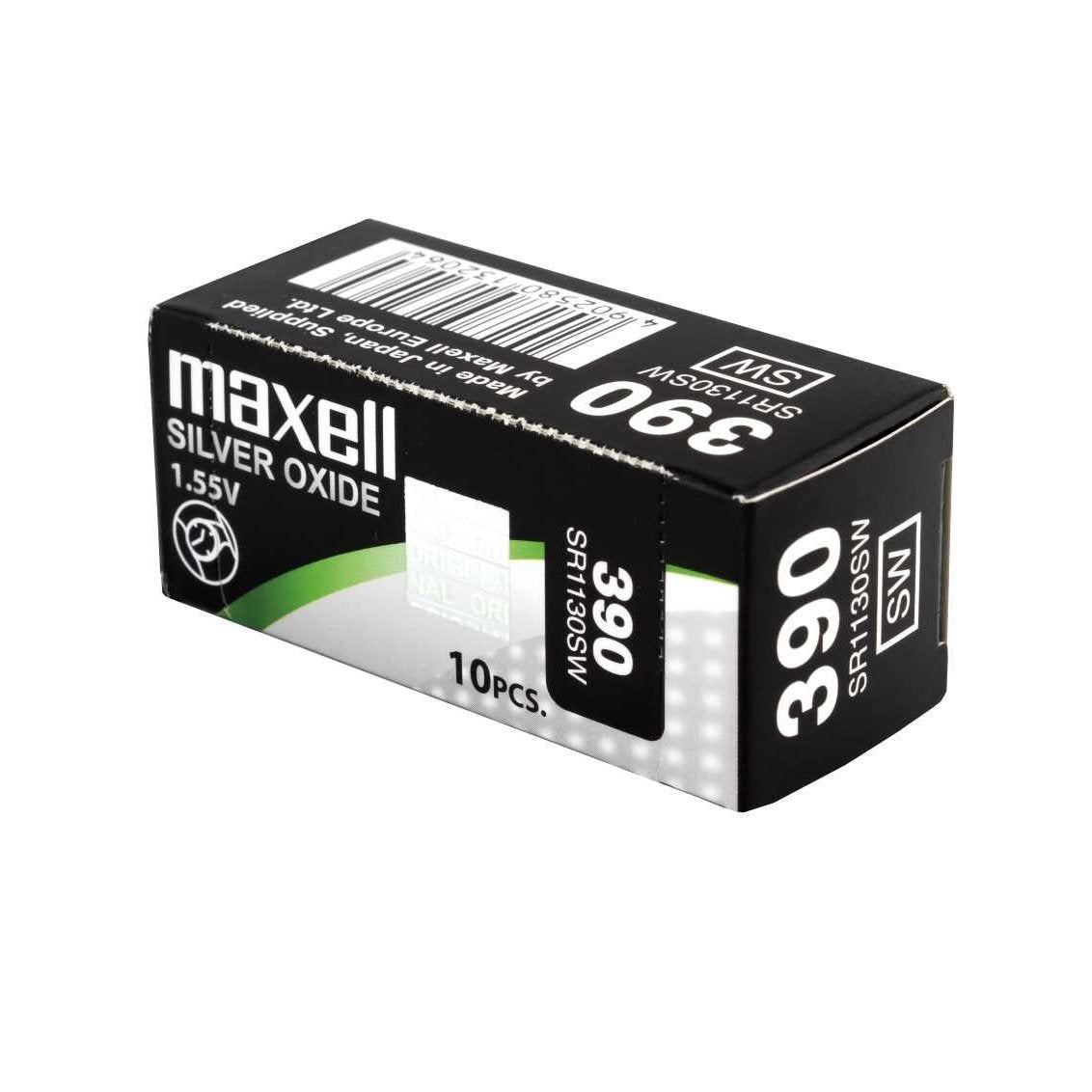 Maxell - 18289200 pila doméstica Batería de un solo uso SR1130SW Óxido de plata