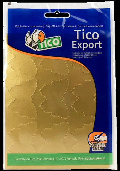 Tico - E-GL-4836 etiqueta autoadhesiva Oro 90 pieza(s)