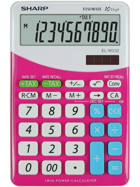 Sharp - EL-M332 calculadora Escritorio Calculadora financiera Rosa