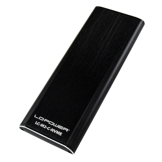 LC-Power - LC-M2-C-NVME caja para disco duro externo Caja externa para unidad de estado sólido (SSD) Negro M.2