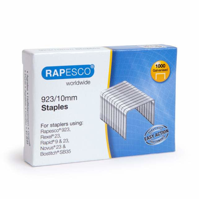 Rapesco - 1237 Paquete de grapas 1000 grapas