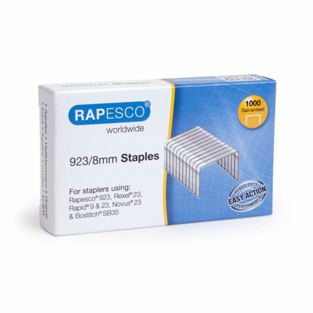 Rapesco - 1236 Paquete de grapas 1000 grapas