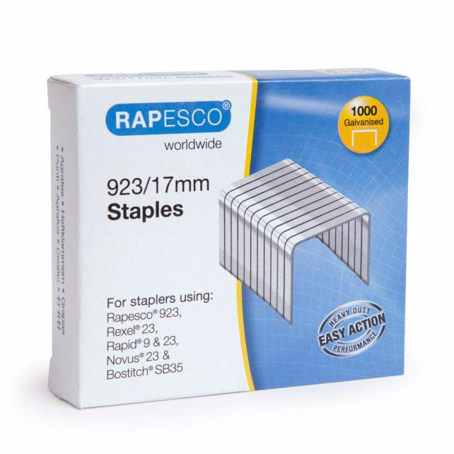 Rapesco - 1240 Paquete de grapas 1000 grapas