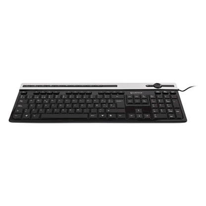 UNYKAch - A 2930 teclado Hogar USB QWERTY Negro  Plata