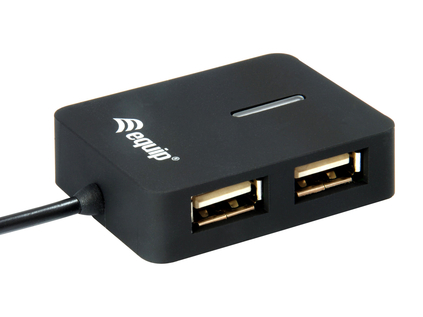 Equip - 128952 hub de interfaz USB 2.0 480 Mbit/s Negro