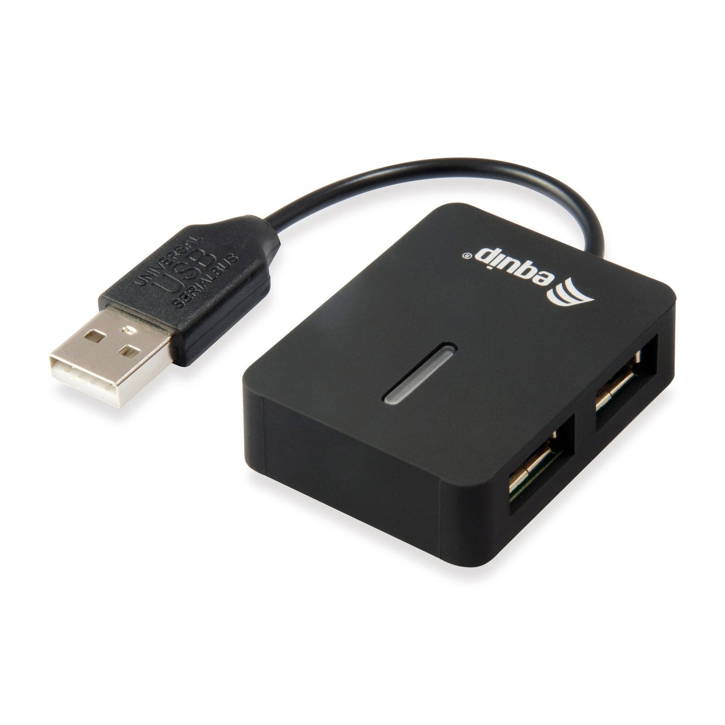 Equip - 128952 hub de interfaz USB 2.0 480 Mbit/s Negro