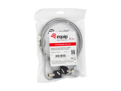 Equip - 245401 cable antirrobo Plata 1 5 m