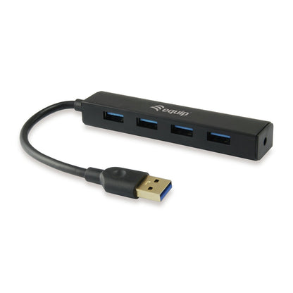 Equip - 128953 hub de interfaz USB 3.2 Gen 1 (3.1 Gen 1) Type-A 5000 Mbit/s Negro