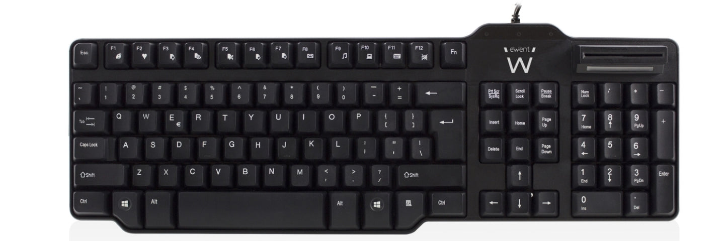 Ewent - EW3252 teclado Hogar USB QWERTY Español Negro