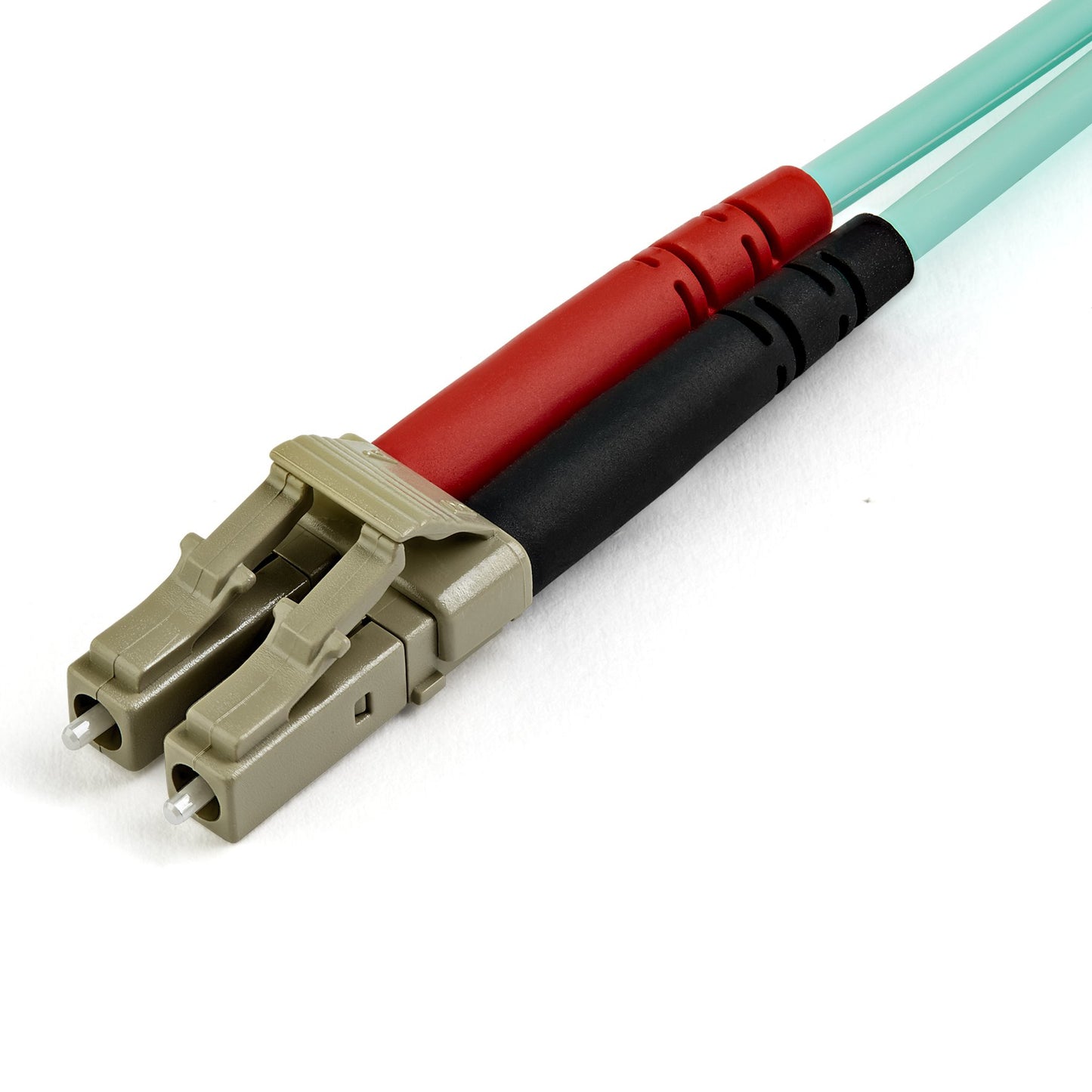 StarTech.com - Cable de 1m de Fibra Óptica Multimodo LC/UPC a LC/UPC OM4 - 50/125µm - Fibra LOMMF/VCSEL - Redes de 100G - Cable LSZH - Baja Pérdida de Inserción - Low Insertion Loss