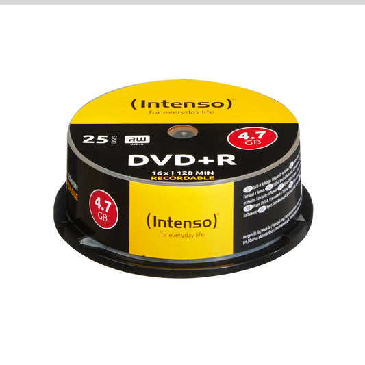 Intenso - DVD+R 4.7GB  16x 4 7 GB 25 pieza(s)