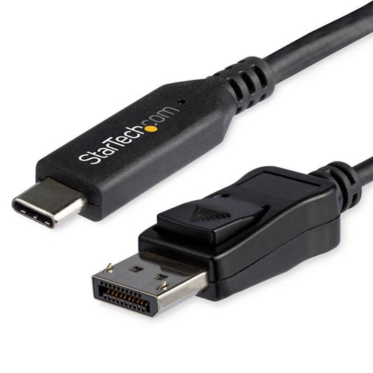 StarTech.com - CDP2DP146B adaptador de cable de vídeo 1 8 m USB Tipo C DisplayPort Negro