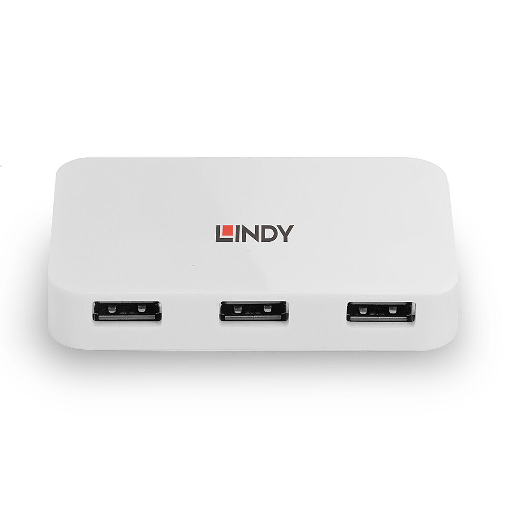 Lindy - 43143 hub de interfaz USB 3.2 Gen 1 (3.1 Gen 1) Type-A 5000 Mbit/s Blanco