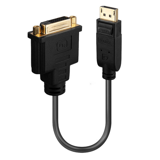 Lindy - 41004 adaptador de cable de vídeo 0 15 m DisplayPort DVI-D Negro