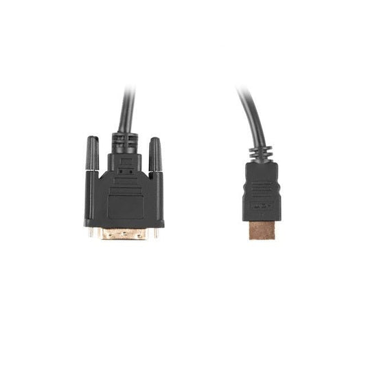 Lanberg - CA-HDDV-20CU-0030-BK adaptador de cable de vídeo 3 m HDMI tipo A (Estándar) DVI-D Negro