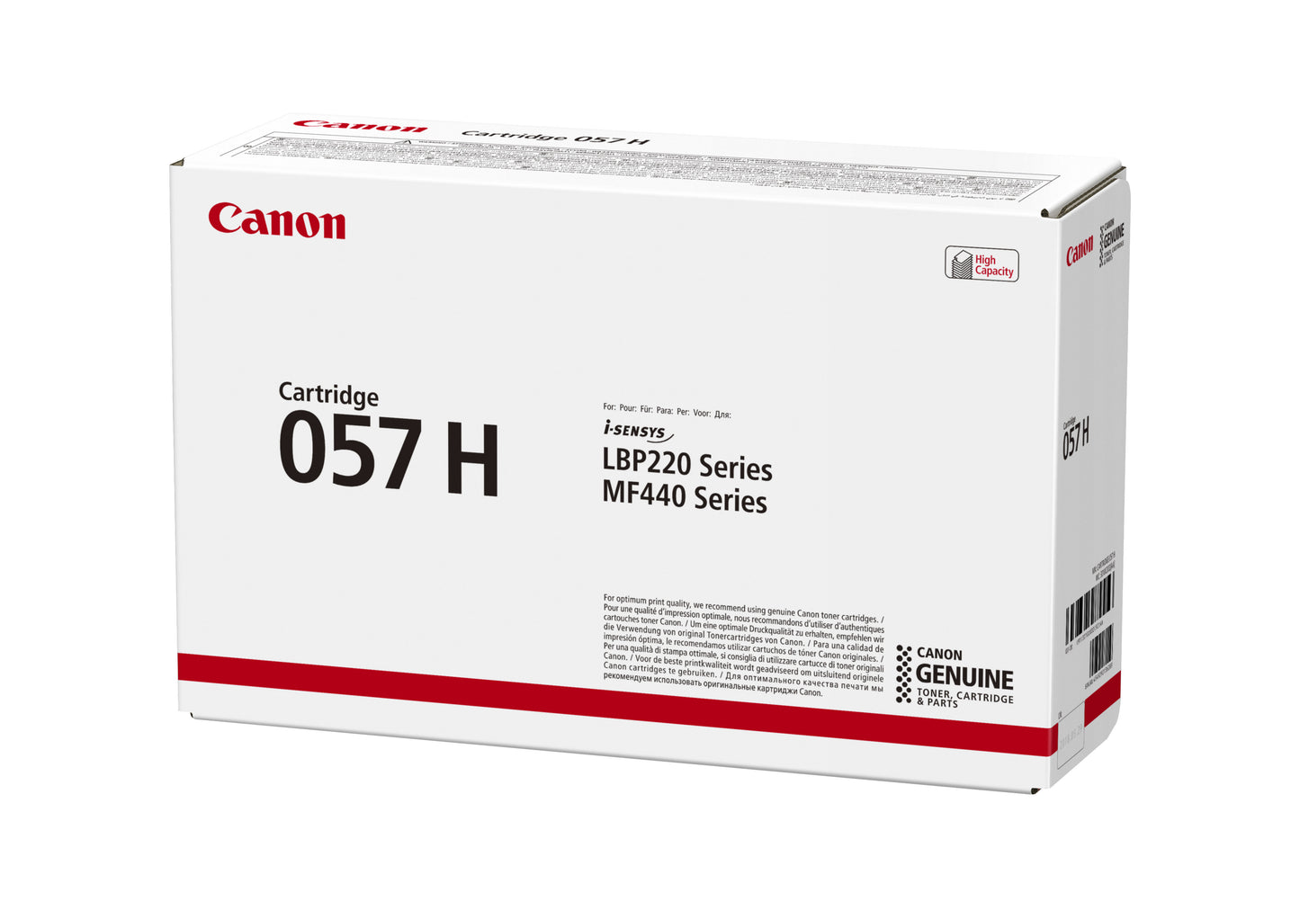 Canon i-SENSYS 057H cartucho de tóner 1 pieza(s) Original Negro