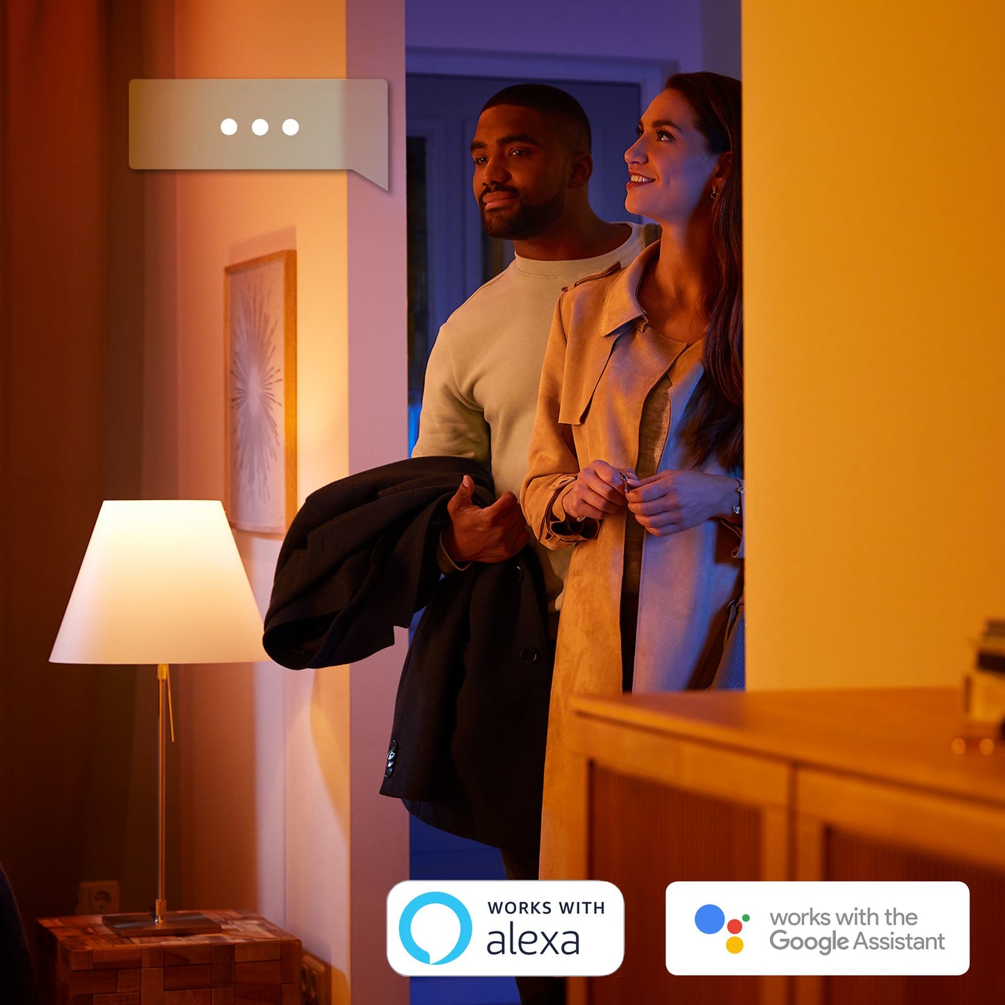 Philips by Signify - Hue Luz de acento portátil Go