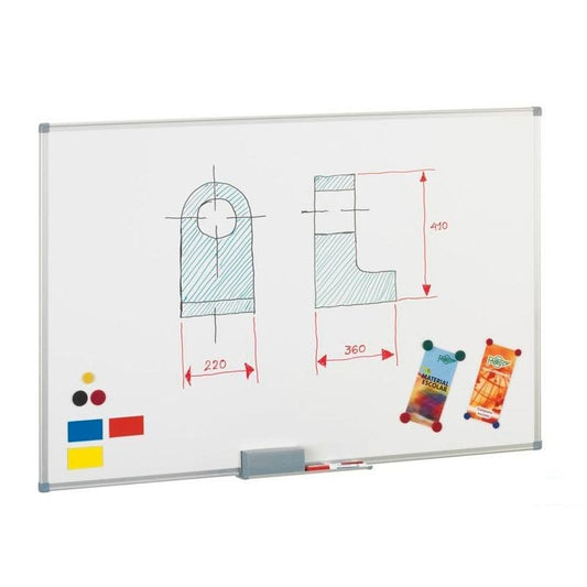 FAIBO - 840-10 pizarrón blanco 600 x 900 mm Acero Magnético