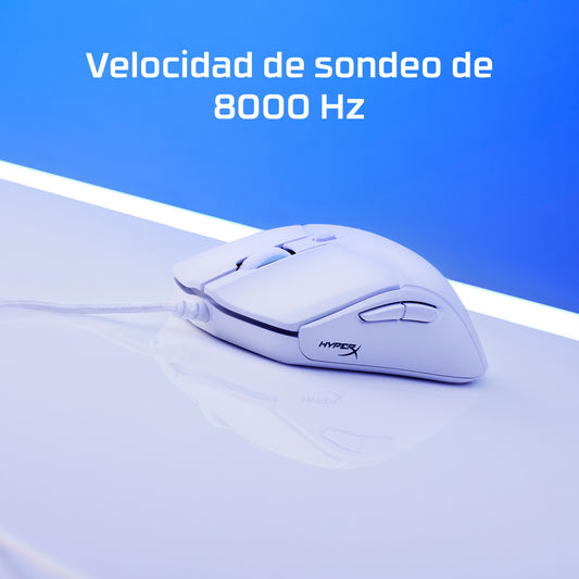 HyperX - HP HYPERX PULSEFIRE HASTE 2 WHITE - MOUSE - 6N0A8AA