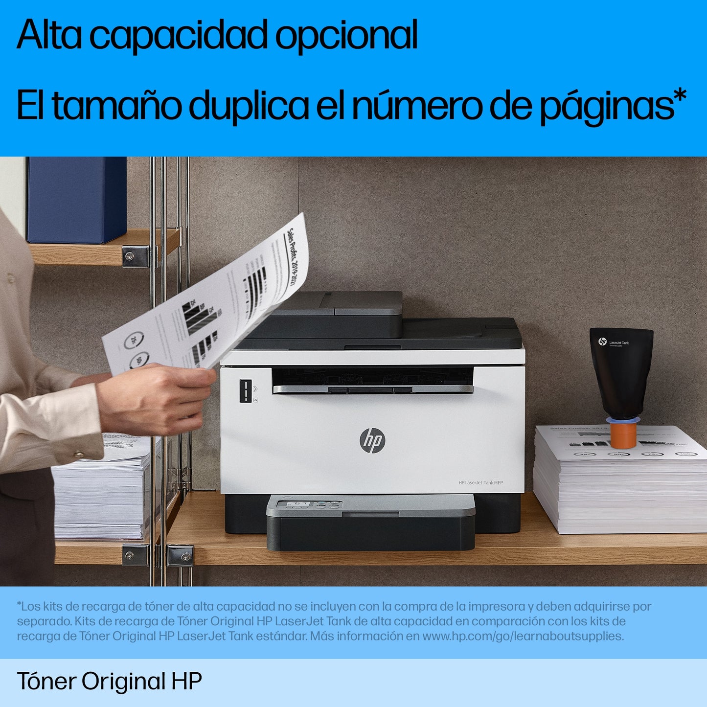 HP - Cartucho de tóner original LaserJet 124A magenta