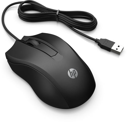 HP - Ratón con cable 100