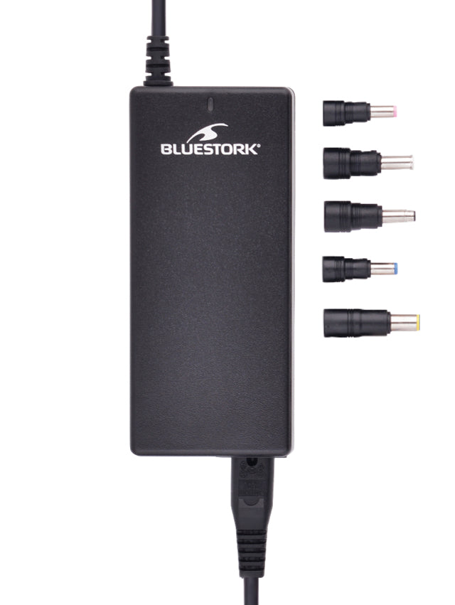 Bluestork - PW-NB-90-ACER-DELL adaptador e inversor de corriente Interior 90 W Negro