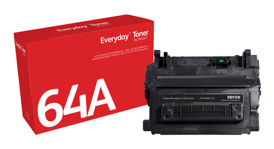 Everyday El tóner ™ Negro de Xerox es compatible con HP 64A (CC364A), Capacidad estándar