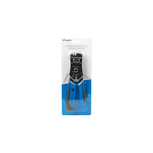 Lanberg - NT-0203 crimpadora Herramienta para prensar Negro  Azul