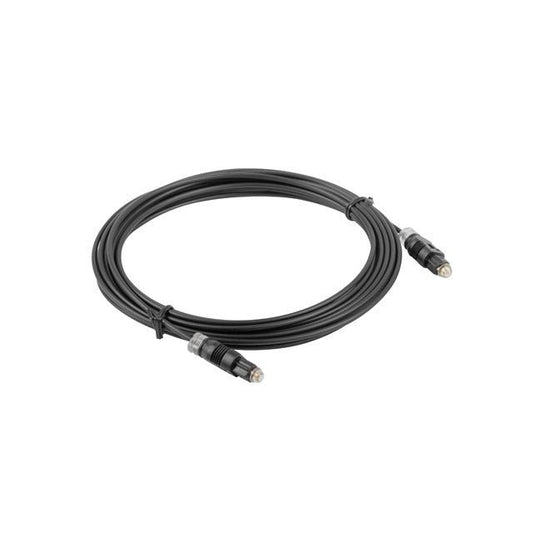 Lanberg - CA-TOSL-10CC-0010-BK cable de fibra optica 1 m TOSLINK Negro