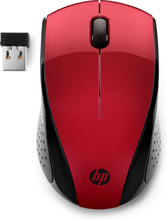 HP - Ratón inalámbrico 220 (Rojo Ocaso)