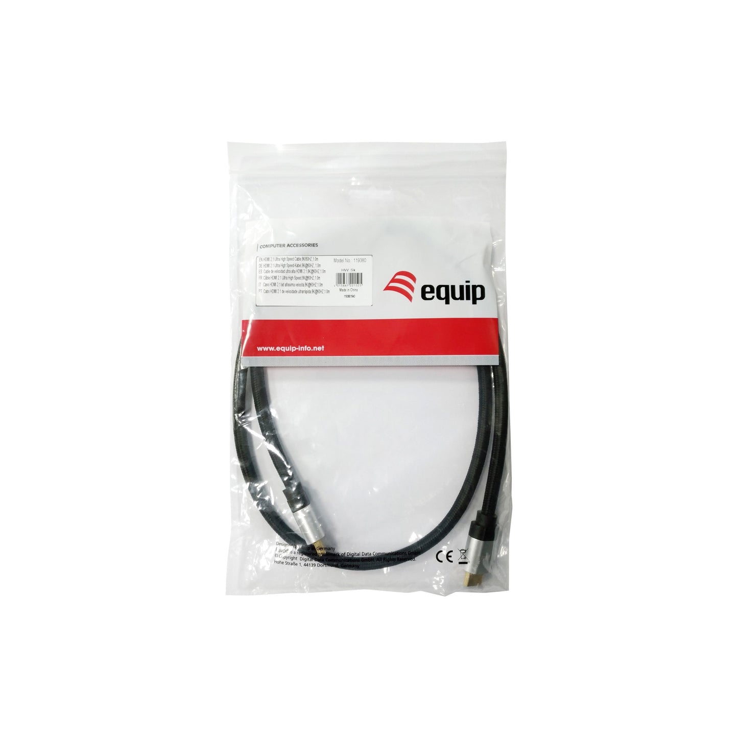 Equip - 119385 cable HDMI 10 m HDMI tipo A (Estándar) Negro