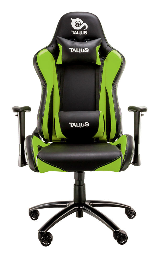 TALIUS - silla Lizard v2 gaming negra/verde  2D  butterfly  base metal  ruedas 60mm  gas clase 4