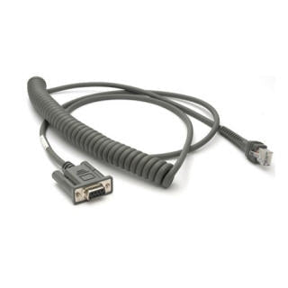 Zebra - CBA-R37-C09ZBR cable de serie Beige 2 74 m DB9