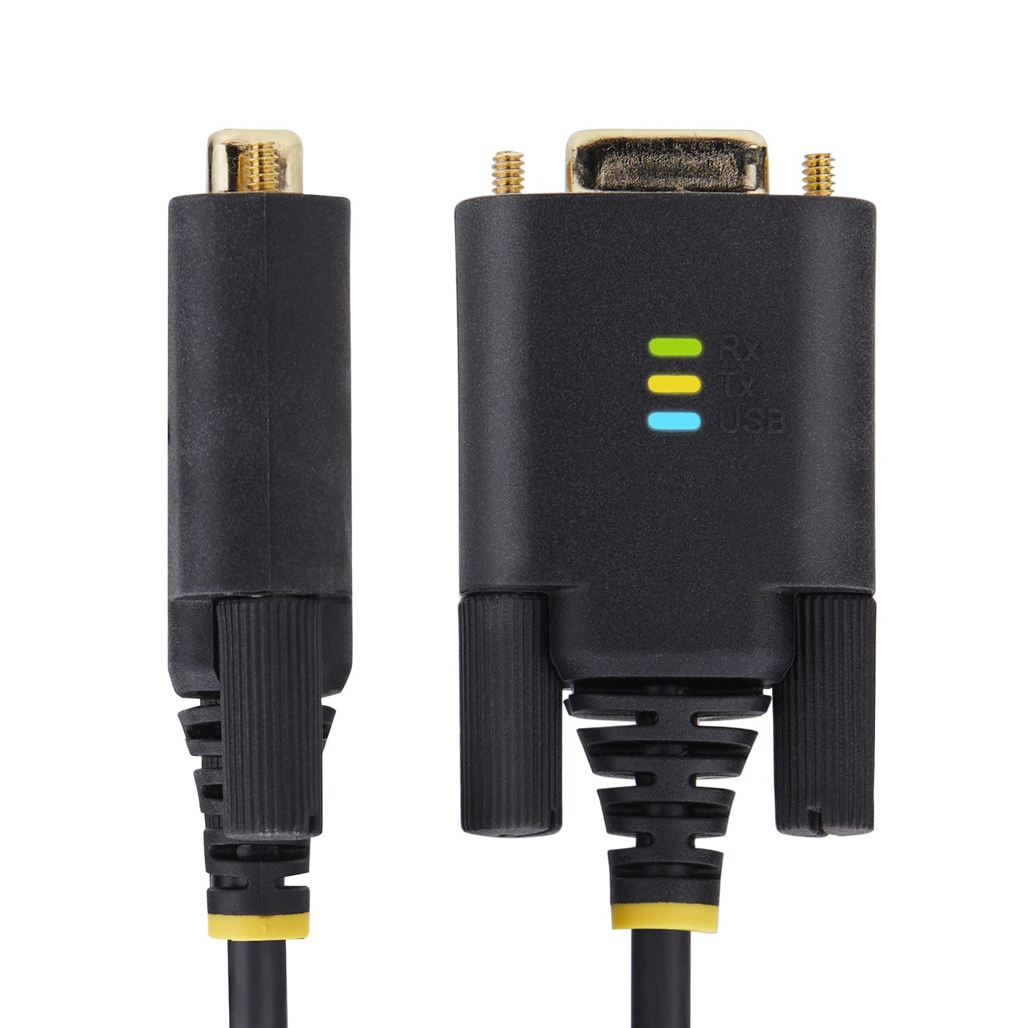 StarTech.com - 2P6FFC-USB-SERIAL cambiador de género para cable USB-A 2 x DB-9 RS-232 Negro  Gris