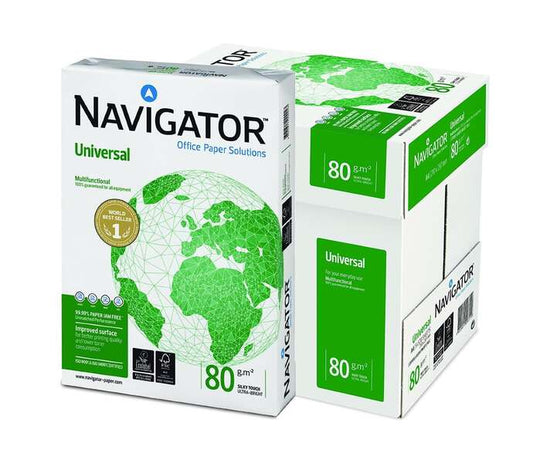 Navigator Papel A4 80gr. 210x297mm (500 Hojas) Blanco 5 pieza(s)