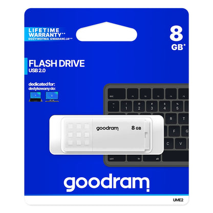 Goodram - UME2 unidad flash USB 8 GB USB tipo A 2.0 Blanco