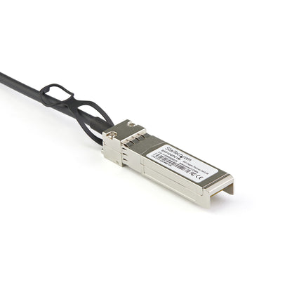 StarTech.com - Cable de 2m Twinax SFP+ a SFP+ con Conexión Directa 10GbE- Compatible con DAC-SFP-10G-2M de Dell EMC - Cobre - DAC Transceptor/Mini GBIC Pasivo de Bajo Poder 10 Gbps