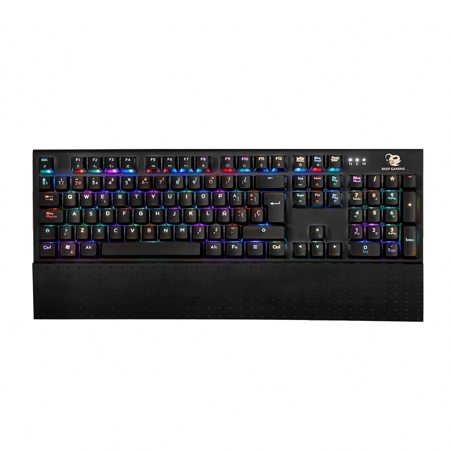 Deep Gaming - DeepSolid teclado Juego USB QWERTY Español Negro