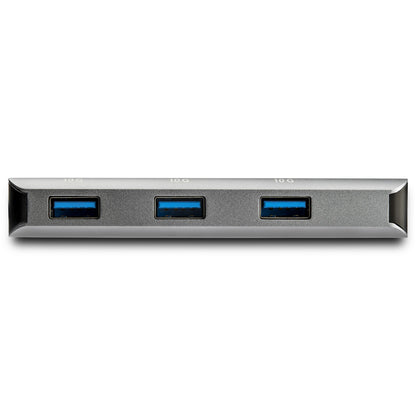 StarTech.com - Hub Ladrón USB-C de 3 Puertos 10Gbps y Lector de Tarjetas de Memoria Flash SD - con 3 Puertos USB-A y 1 Ranura SD - Adaptador Hub Concentrador 3.2 Gen 2 Tipo C - Portátil - Hub para Ordenador Portátil - Alimentado por USB - Compatible TB3