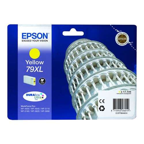 Epson T7904 (79XL) Amarillo Cartucho de Tinta Original - C13T79044010 Tintasmurcia.com