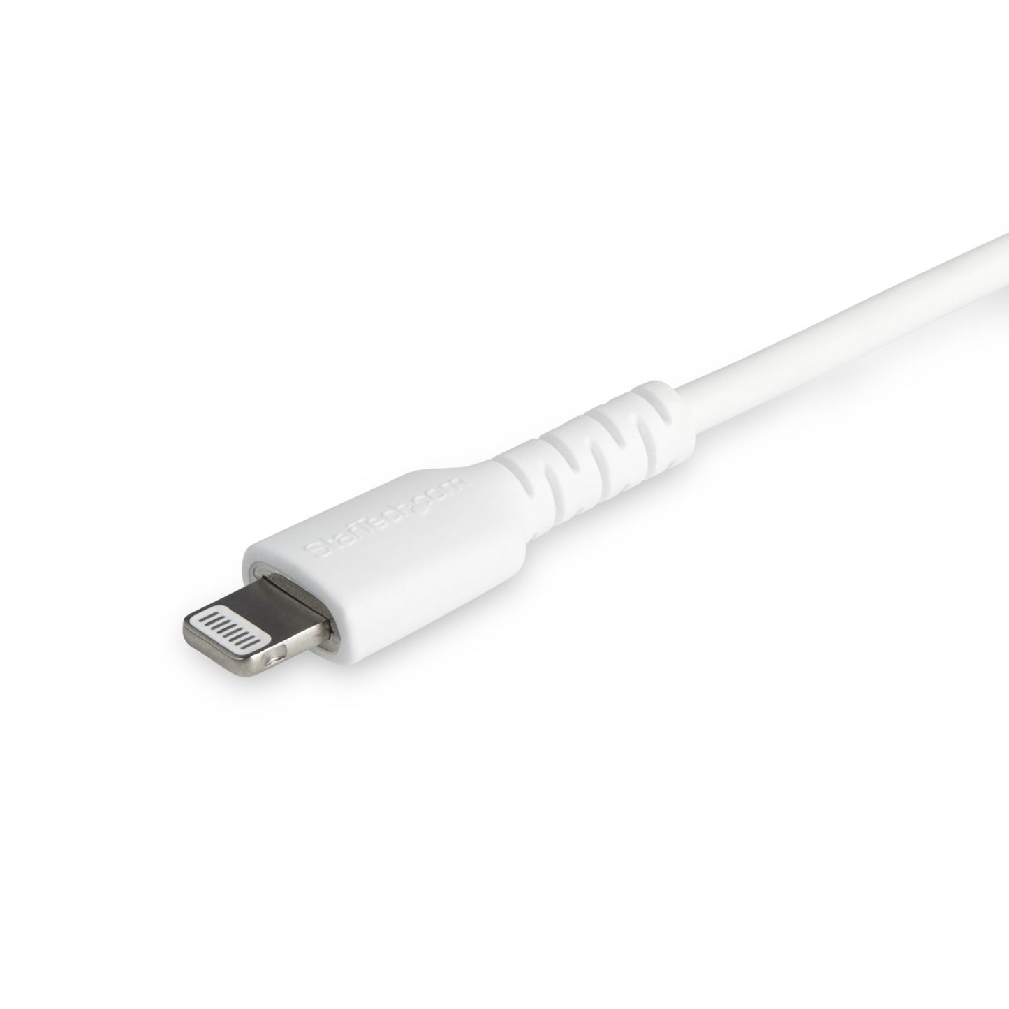 StarTech.com - Cable Resistente USB-C a Lightning de 1 m Blanco - Cable de Sincronización y Carga USB Tipo C a Lightning con Fibra de Aramida Resistente - Certificado MFi de Apple - para iPad/iPhone 12