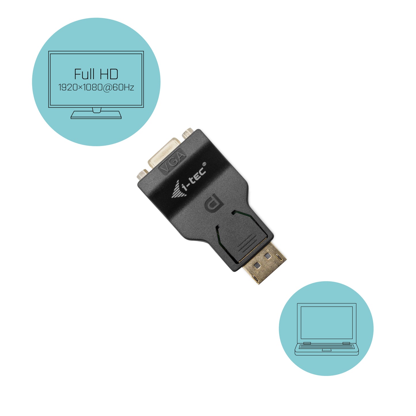 i-tec - DisplayPort to VGA Adapter