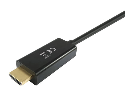 Equip - 119391 adaptador de cable de vídeo 3 m DisplayPort HDMI Negro