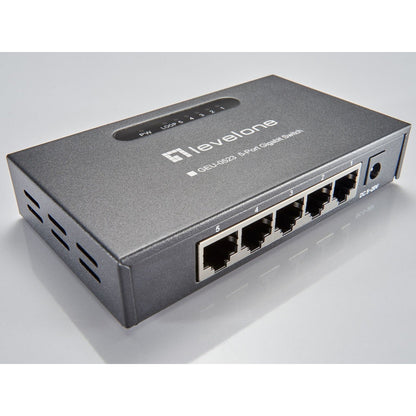 LevelOne - GEU-0523 switch No administrado Gigabit Ethernet (10/100/1000) Negro