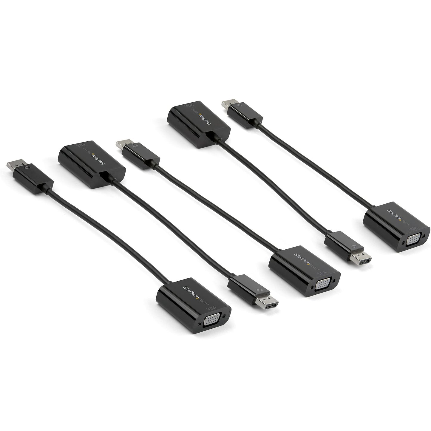 StarTech.com - Paquete de 5 Adaptadores DisplayPort a VGA - Dongle Adaptador Activo DisplayPort 1.2 DP Digital a VGA Analógico - Adaptador de Monitor DisplayPort Macho a VGA Hembra