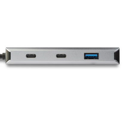 StarTech.com - Hub USB C de 4 puertos - 2x USB A y 2x USB C - Concentrador USB Tipo C 3.2 Gen 2 SuperSpeed de 10Gbps Alimentado por el bus USB - Ladrón USB C con Cable de 25cm