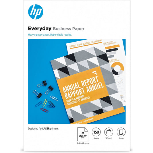 HP - Papel para uso profesional Everyday  satinado  120 g/m2  A4 (210 x 297 mm)  150 hojas