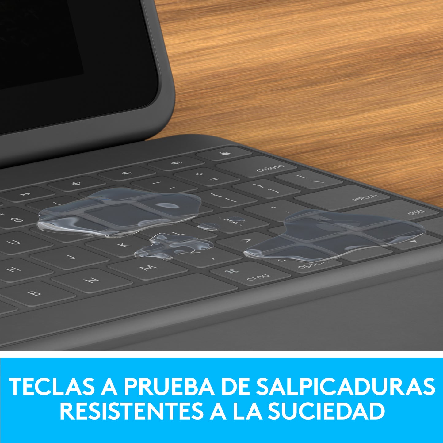 Logitech - Rugged Folio Grafito Smart Connector QWERTY Español