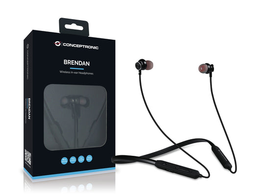 Conceptronic - BRENDAN01B auricular y casco Auriculares Inalámbrico Dentro de oído Llamadas/Música Bluetooth Negro