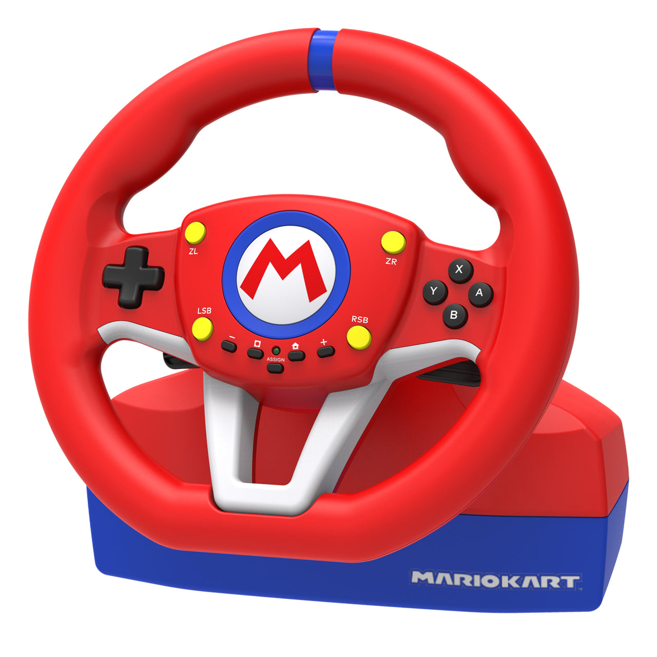 Hori - Mario Kart Racing Wheel Pro Negro  Azul  Rojo  Blanco USB Volante + Pedales Analógico Nintendo Switch